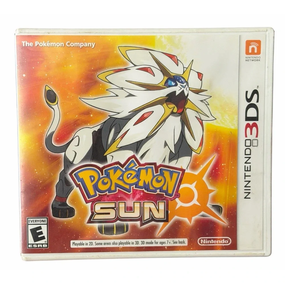 Pokemon Sun Nintendo 3DS Game Cartridge With Case